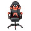 Ghế gaming da PVC Gadgeton Imperial Series có gác chân - Đen/Đỏ