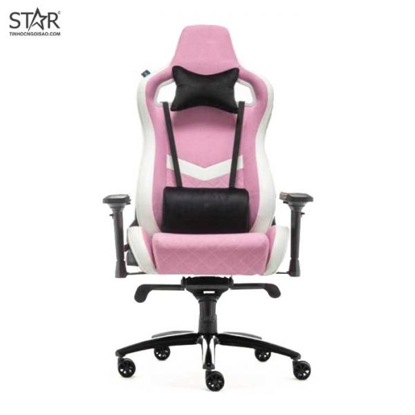 Ảnh minh họa Ghế gaming E DRA IRIS EGC228 | Hồng, 120kg, Chân xoay, Da PU 1