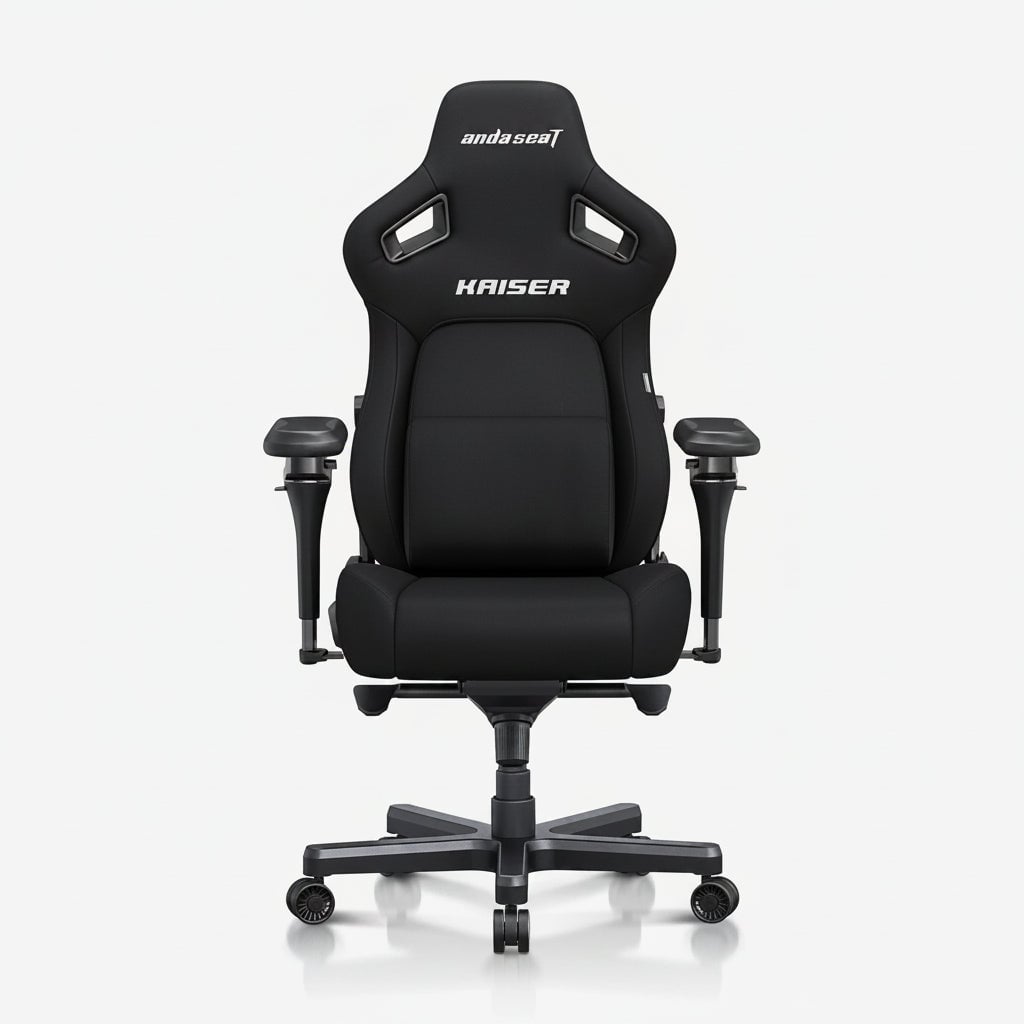 Ghế gaming vải linen AndaSeat New Kaiser 4 XL với tay vịn 6D - Đen
