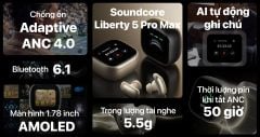  Tai nghe True Wireless Phiên Dịch Cảm Ứng Anker Soundcore Liberty 5 
