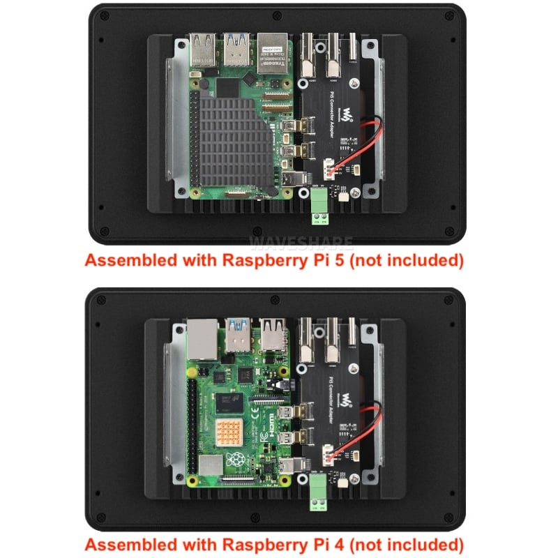 Ảnh minh họa Màn hình công nghiệp Waveshare 7 inch Industrial HMI Touch Display For Raspberry Pi 2