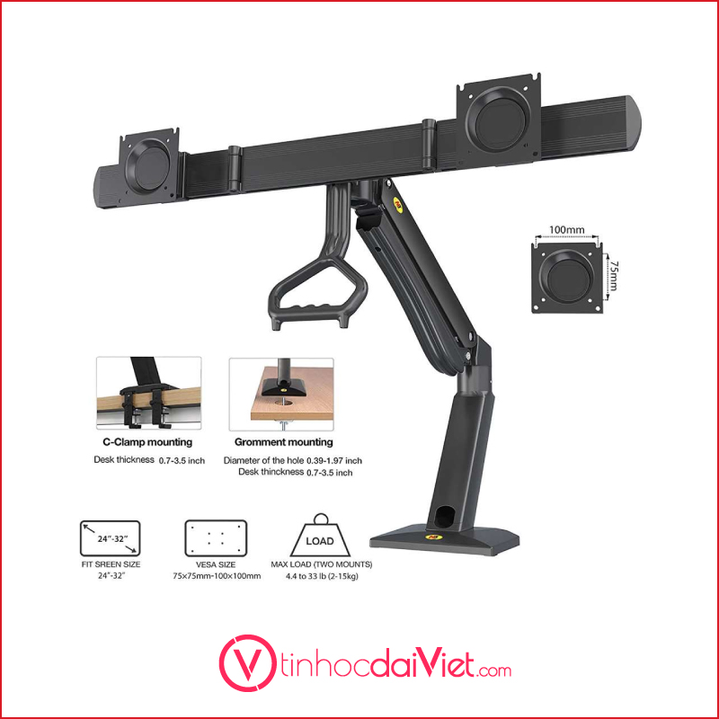 Ảnh minh họa Giá Treo Màn Hình North Bayou NB-32 (24-32 inch/360 độ) 1