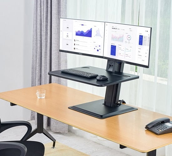 Ảnh minh họa Giá Treo Màn Hình North Bayou NB-S100 (22-27 inch/360 độ/Đen/Trắng) 1