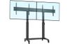 Giá treo tivi di động 2 màn hình NB T75-2A treo tivi từ 55 - 75 inch