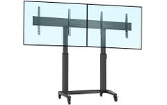  Giá treo tivi di động 2 màn hình NB T75-2A treo tivi từ 55 - 75 inch 