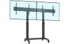 Giá treo tivi di động 2 màn hình NB T75-2A treo tivi từ 55 - 75 inch