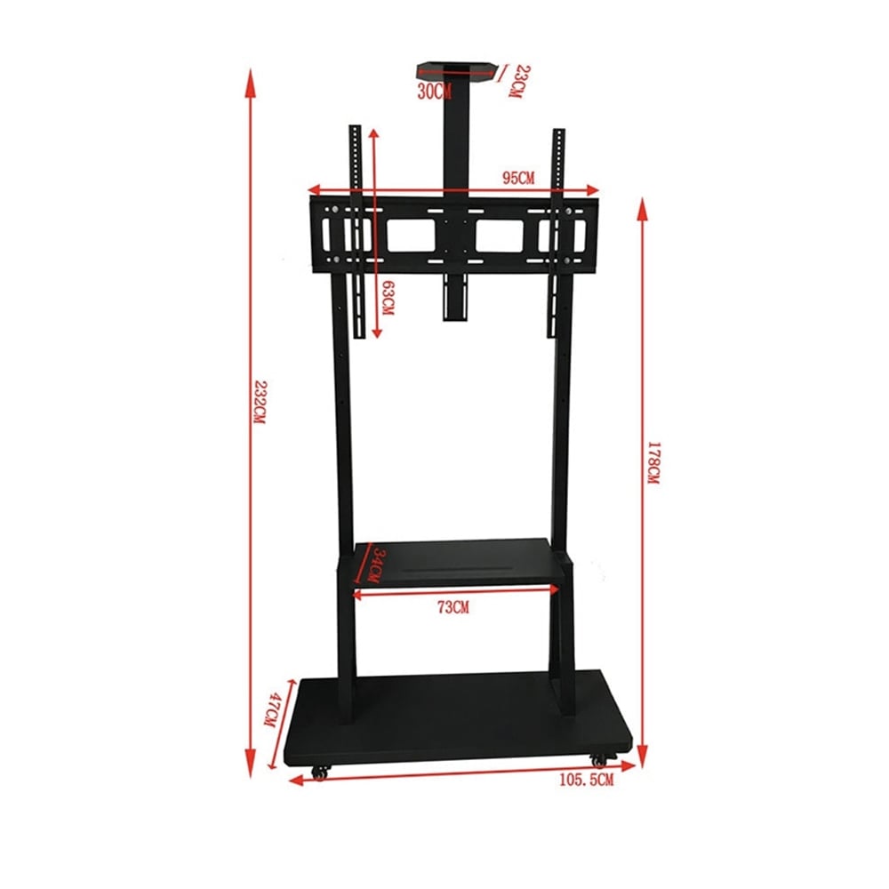 Ảnh minh họa Giá treo tivi di động Ergotek E2500 (65 inch - 100 inch) 2
