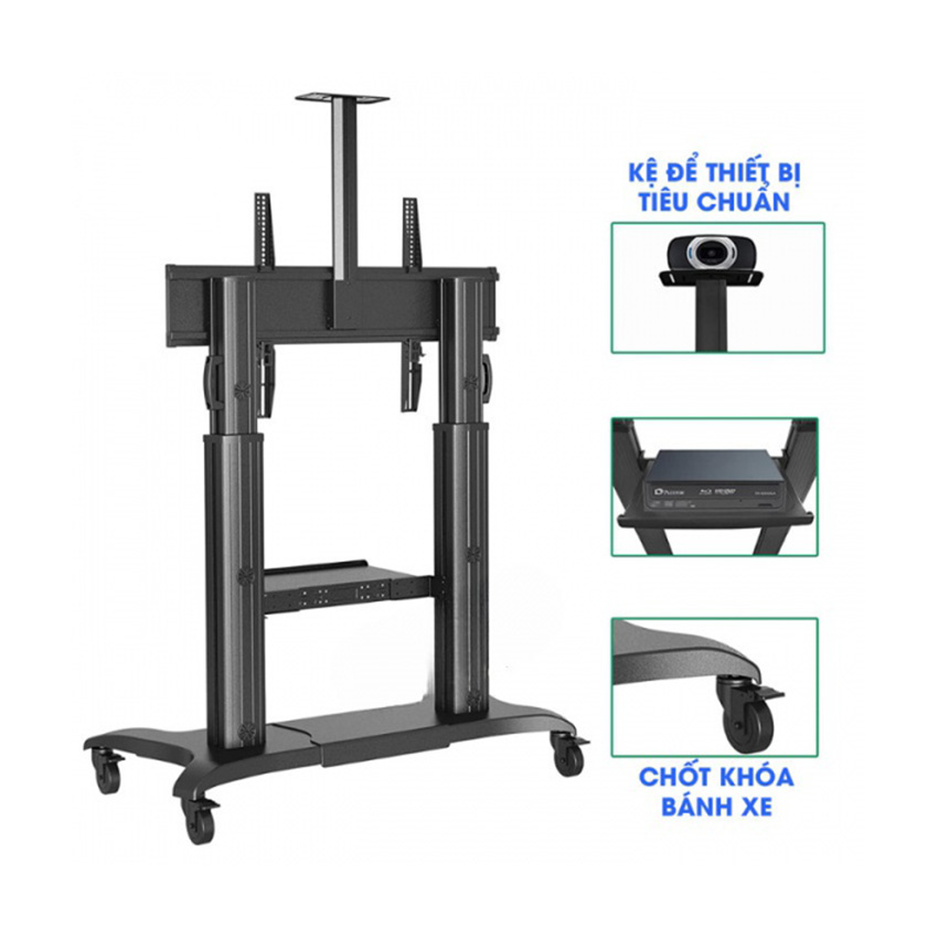 Ảnh minh họa Giá Treo Tivi di động North Bayou CF100 (70 inch - 110 inch) Màu xám 1