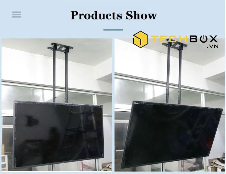 Ảnh minh họa Giá treo tivi thả trần TB580 dùng cho tivi cỡ lớn từ (60 - 100) inch 1