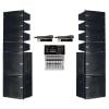 Dàn Line Array 2 Way Active dBTechnologies 01 (4 Sub Đơn 30 DVA MS12…)
