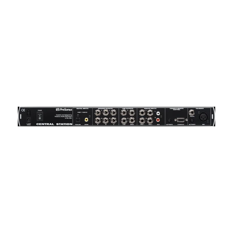 Ảnh minh họa Bộ điều khiển giám sát PreSonus Central Station Plus (Passive signal path, DAC 24 bit 192 kHz, dual headphone amplifier, analog TRS, XLR) 3