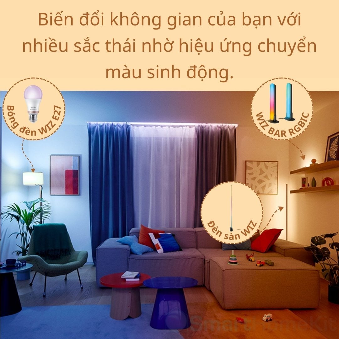 Ảnh minh họa Gói đèn phòng giải trí Wiz Entertainment Room 1