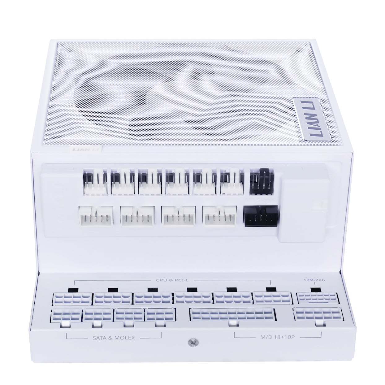 Ảnh minh họa Nguồn máy tính LianLi EDGE 1000W Gold V2 (PSULLEG1000C.WH00.EU) | 80 Plus Gold, Full Modular, Kèm HUB, Trắng 1