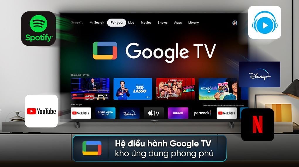 Ảnh minh họa Google Tivi Aqua 4K 65 inch AQT65K85FUX 1