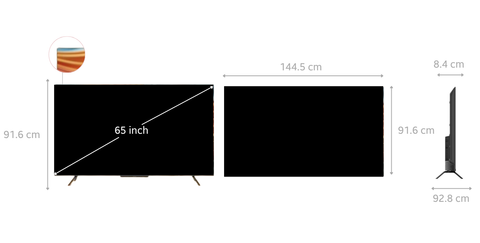 Google tivi Coocaa UHD 4K 65 inch 2025 (65Y84)