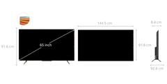  Google tivi Coocaa UHD 4K 65 inch 2025 (65Y84) 