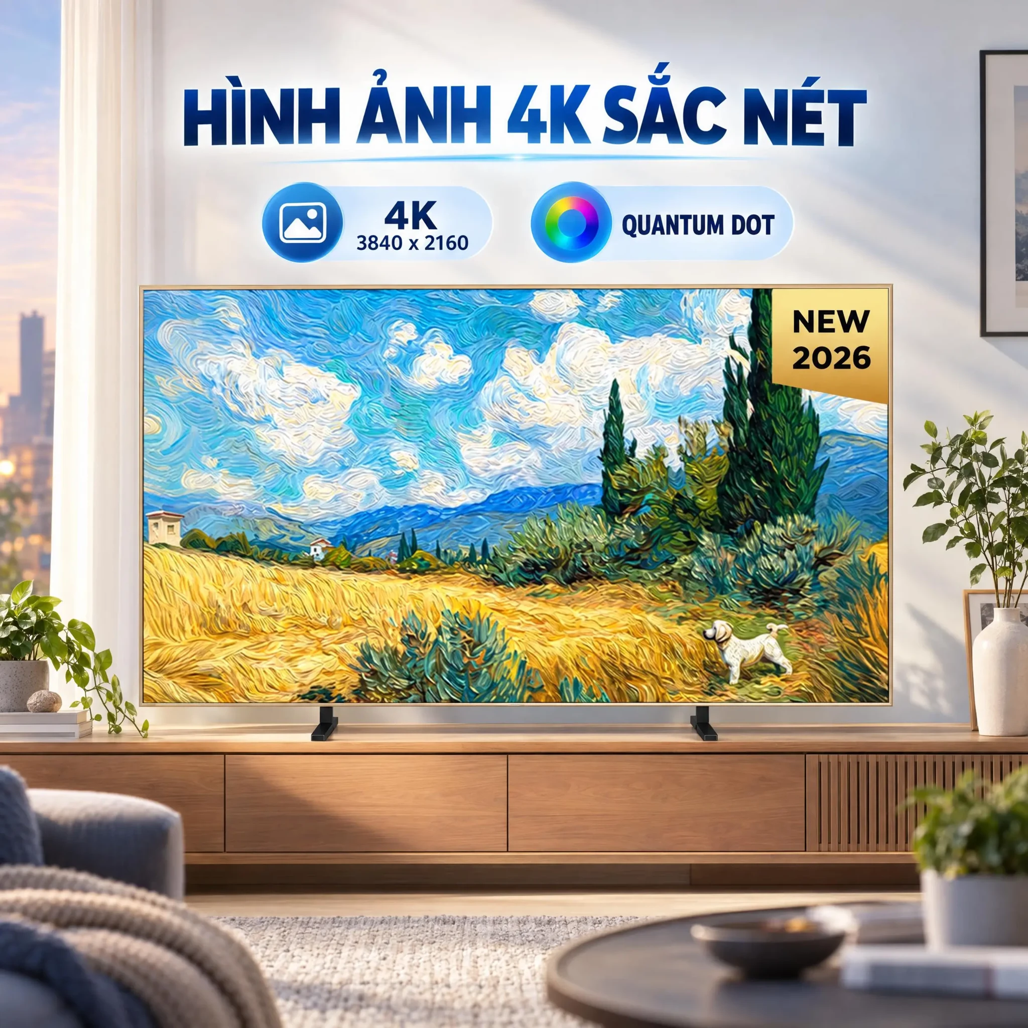 Ảnh minh họa Google Tivi QD-Mini LED TCL 4K 55 inch 55A400 Pro 1