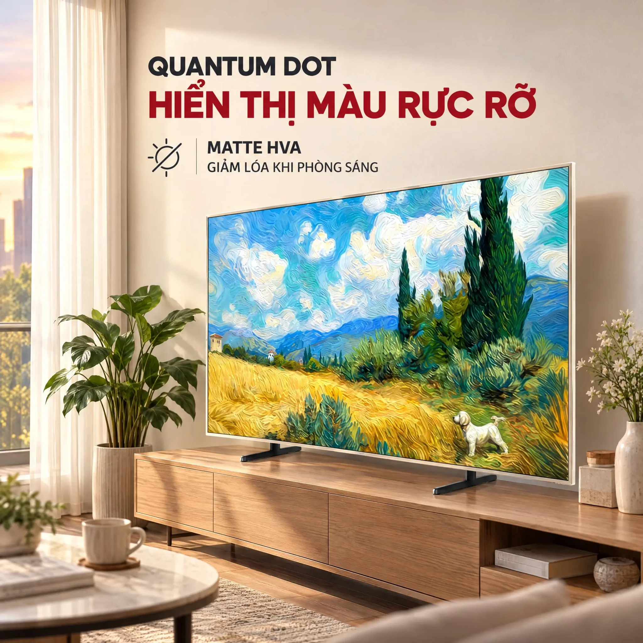 Ảnh minh họa Google Tivi QD-Mini LED TCL 4K 65 inch 65A400 Pro 3