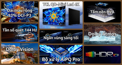 Google tivi TCL QD-Mini Led 4K 85 inch 2026 (85P8LS) 
