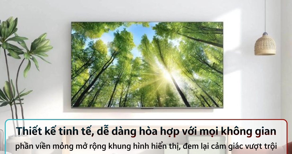 Ảnh minh họa Google tivi TCL QLED 4K 50 inch 2026 (50P7L) 1