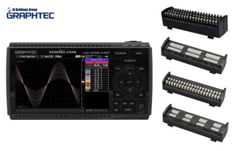 GRAPHTEC GL860 + B565 thiết bị ghi dữ liệu 20 Kênh độc lập đa chức