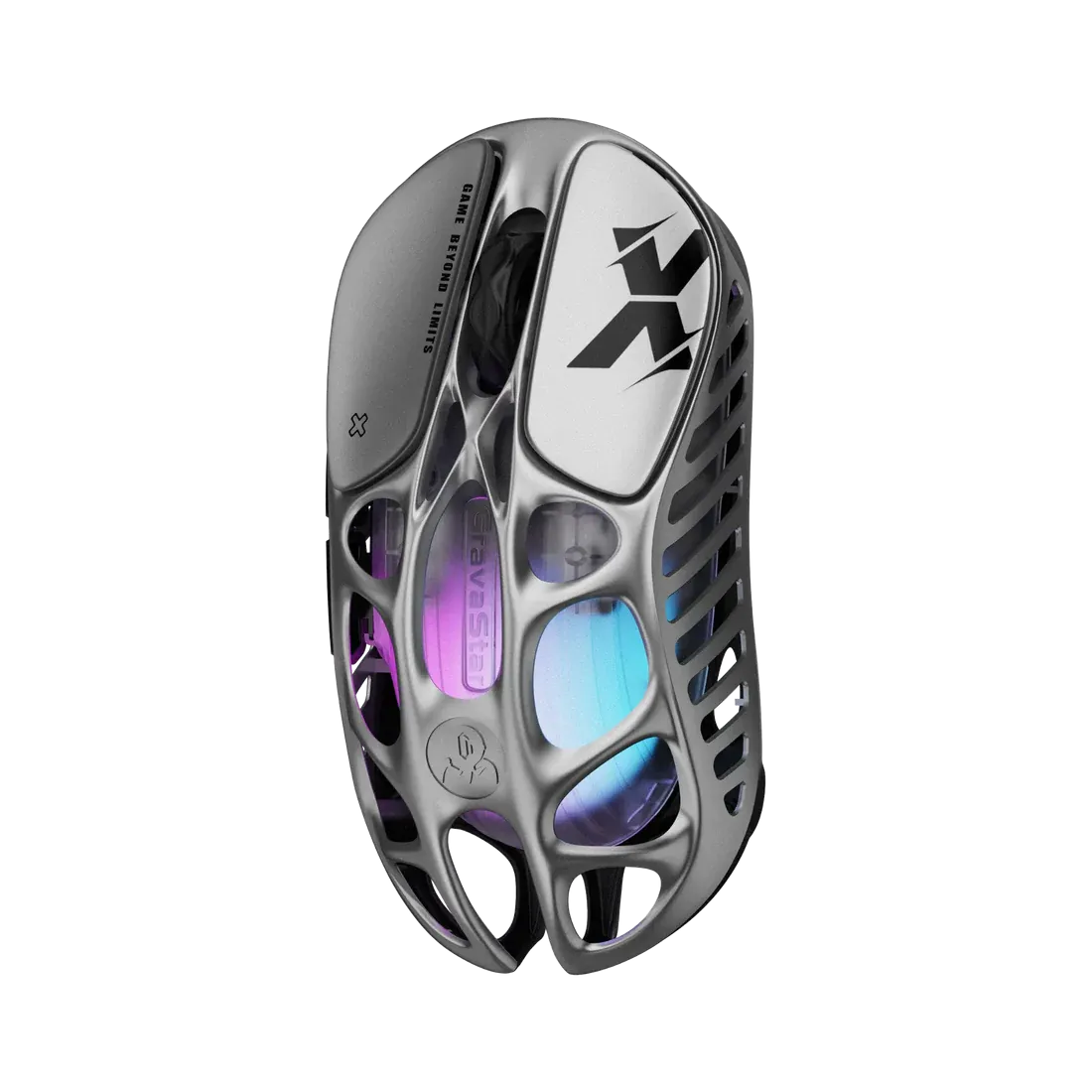 Ảnh minh họa GravaStar Mercury X Chuột chơi game không dây Interstellar Silver 1