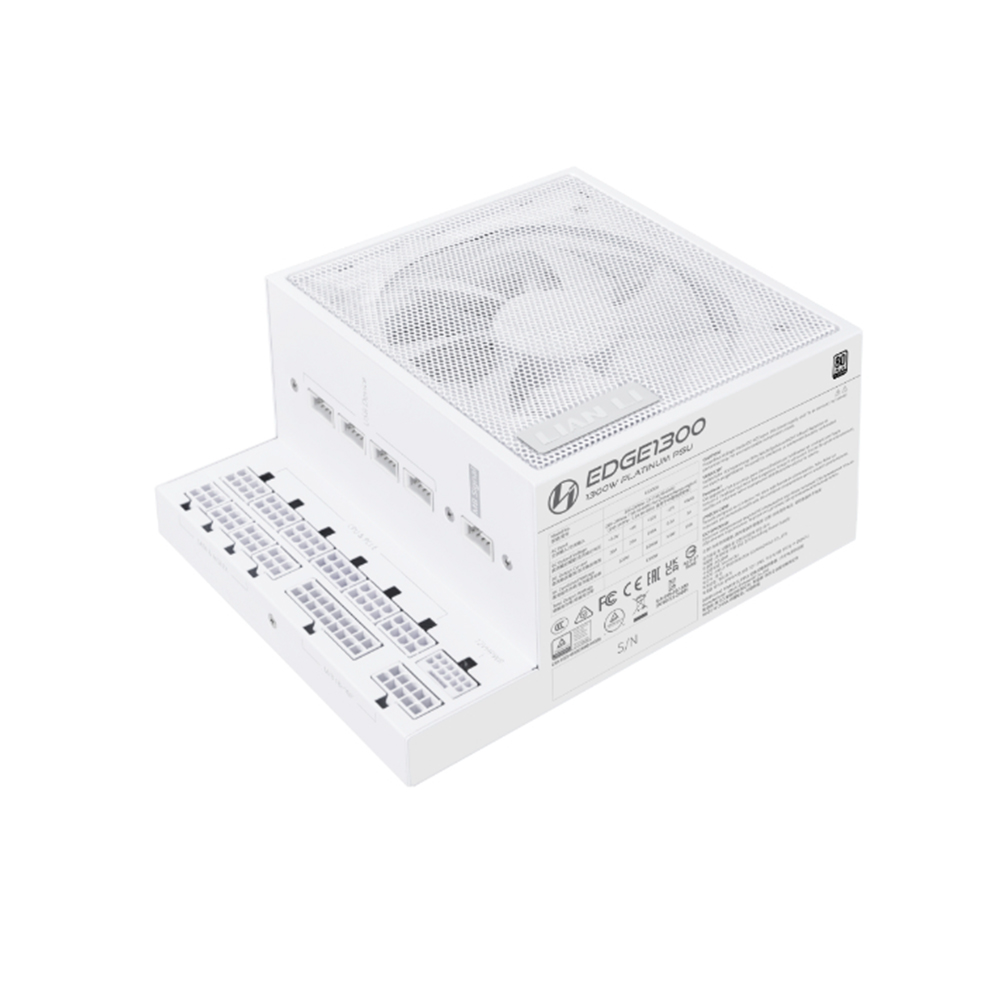Ảnh minh họa Nguồn Lian Li Edge 1300W White - ATX v3.1, 80 Plus Platinum, Full Modular 1