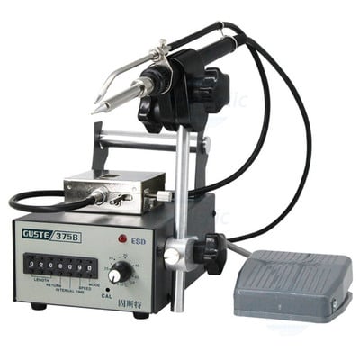Guste 375B Máy Hàn Trạm Tự Động Nạp Dây Chì 75W, 220VAC, 50-480°C