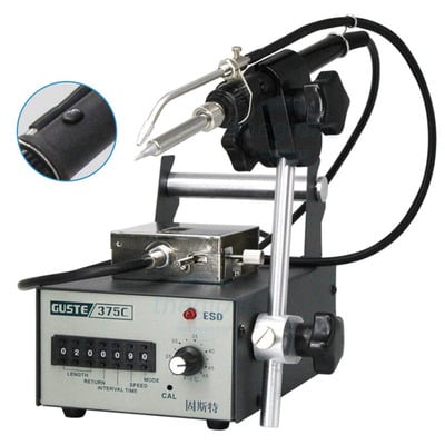 Guste 375C Máy Hàn Trạm Tự Động Nạp Dây Chì 75W, 220VAC, 50-480°C