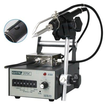 Guste 375C Máy Hàn Trạm Tự Động Nạp Dây Chì 75W, 220VAC, 50-480°C
