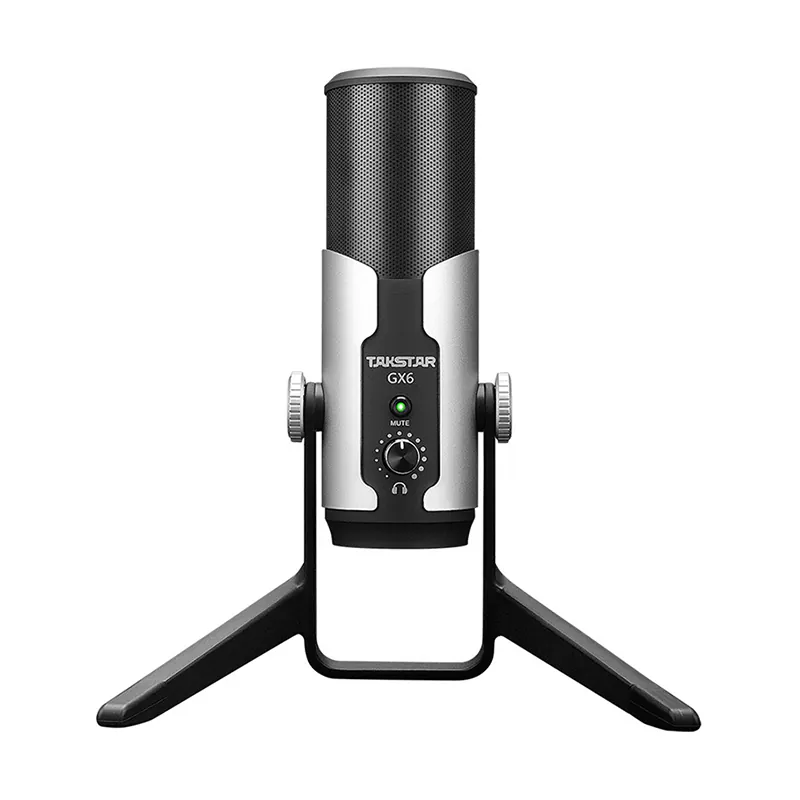Micro thu âm Takstar GX6 USB (Condenser, Công suất 100 mW, Độ nhạy 5,6 mV, Tần số 20 - 20 kHz, USB)