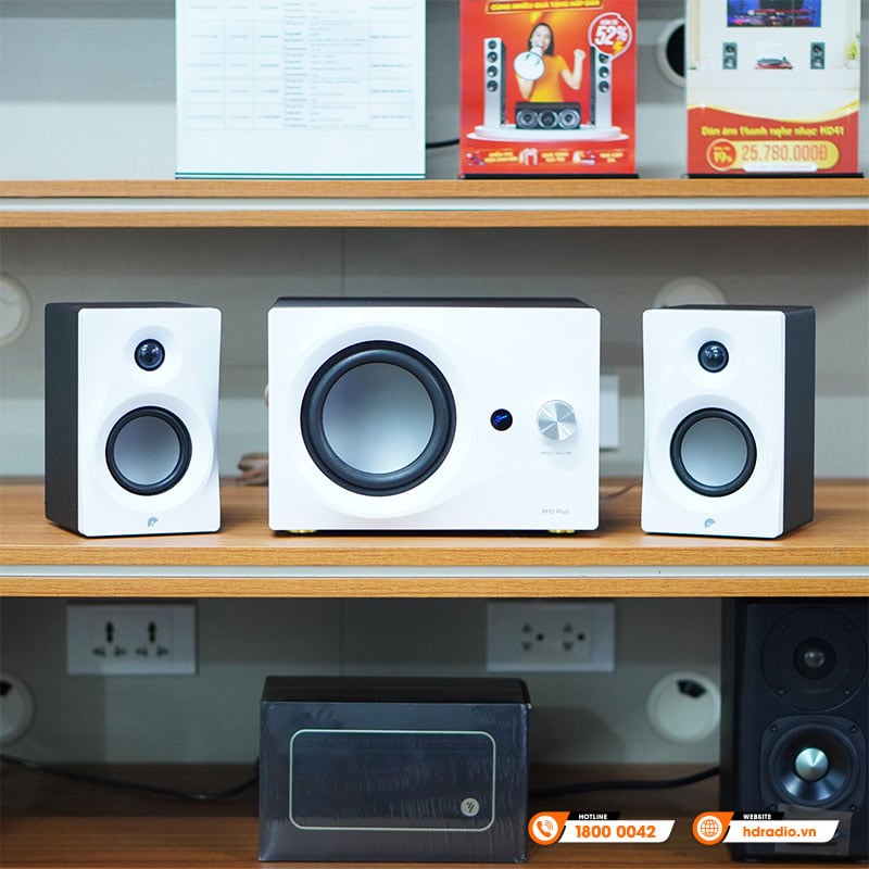 Ảnh minh họa Bộ Loa vi tính 2.1 Hivi Swan M10 Plus, Công suất 60W, Bluetooth, Optical, Coaxial, Aux 1