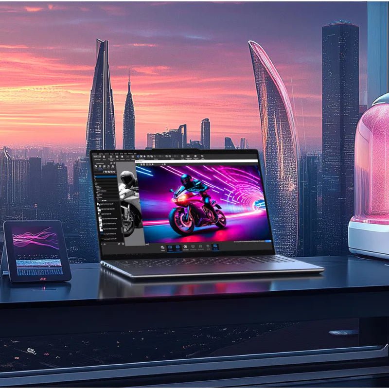 Ảnh minh họa Lenovo Yoga Pro 9 Gen 10 AI PC - 16" 3.2K (3200x2000) Tandem OLED / Ultra 9 285H / 64GB / 2TB (NVMe M.2 SSD) / RTX 5070 8GB GDDR7 / AI Boost, up to 13 TOPS / Win 11 Home / Arb/Eng / 2YW / Luna Grey - Laptop 3