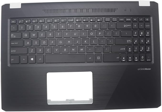 Thay Vỏ Laptop Asus X570 K570 F570 A570 R570 FX570 Upper Case with Backlit Keyboard US 90NB0HS1-R31US0 New Replacement Palmrest for Zin