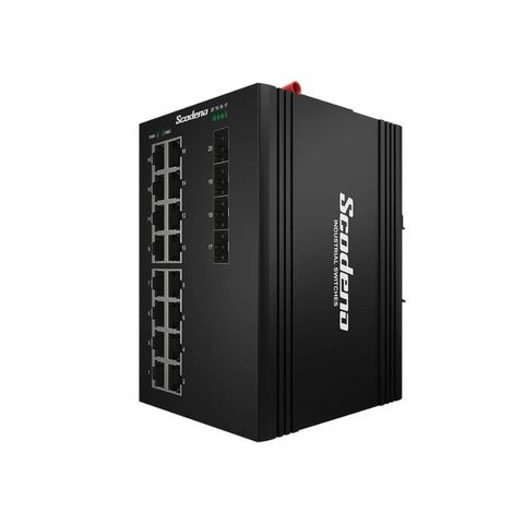 XPTN-9000-75-4GX16TX-V Switch Công Nghiệp Scodeno 20 Cổng 4*1000