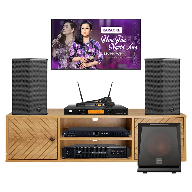 Dàn karaoke gia đình GD48 (Wharfedale Sigma X12, Paramax D30, JK Audio D2600, X6000 Plus, K500)
