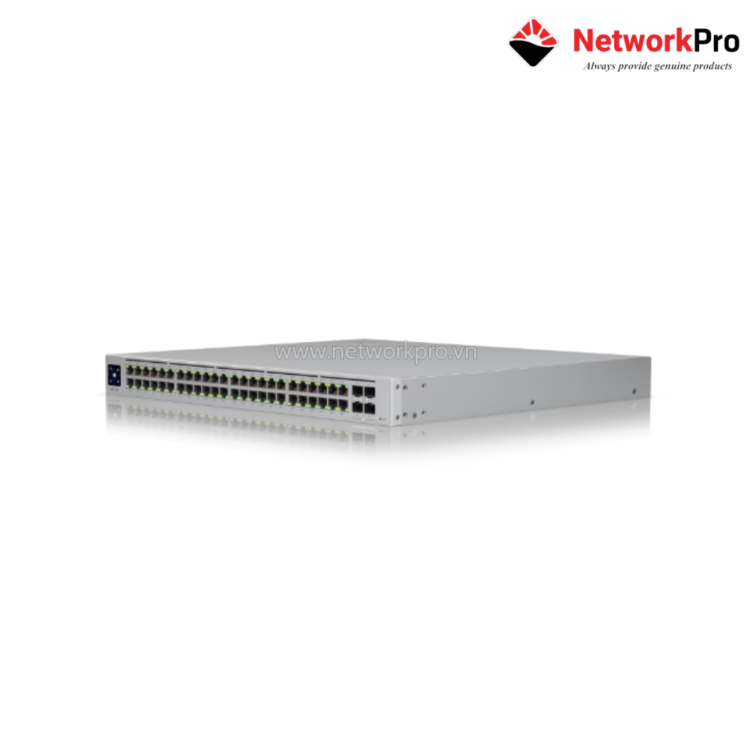 Ảnh minh họa Switch UniFi Pro 48 PoE – Layer 3 48 Cổng PoE++ 600W 4×SFP+ 10G (USW-Pro-48-PoE) 2