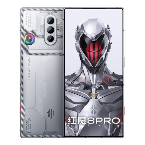Điện thoại chơi game Red Magic 8 Pro Bạc