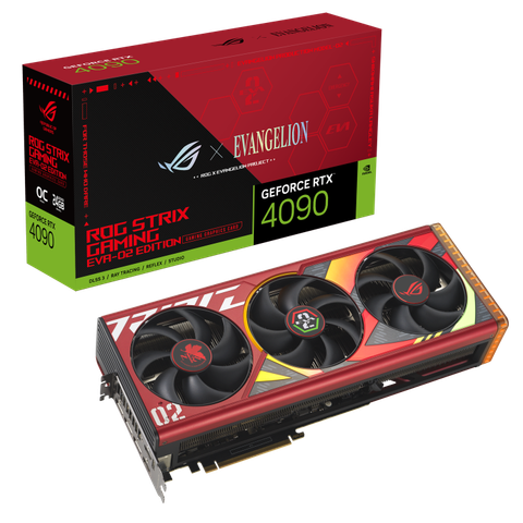 Card màn hình ASUS ROG Strix GeForce RTX 4090 24GB GDDR6X OC EVA-02 Edition