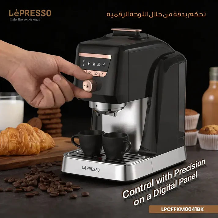 Ảnh minh họa Máy pha cà phê Thổ Nhĩ Kỳ tự động Lepresso KaveMystique tự làm sạch - Black 2