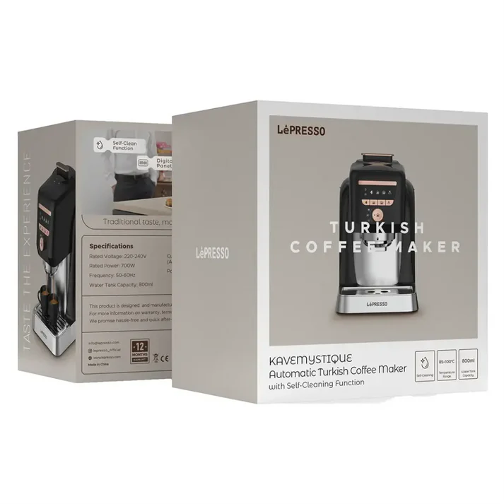 Ảnh minh họa Máy pha cà phê Thổ Nhĩ Kỳ tự động Lepresso KaveMystique tự làm sạch - Black 3