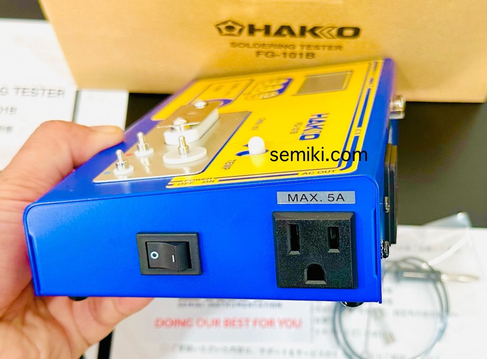 Ảnh minh họa Hakko FG-101B (FG101B-81) Máy đo nhiệt độ trạm hàn (0 ~ 700℃) 1