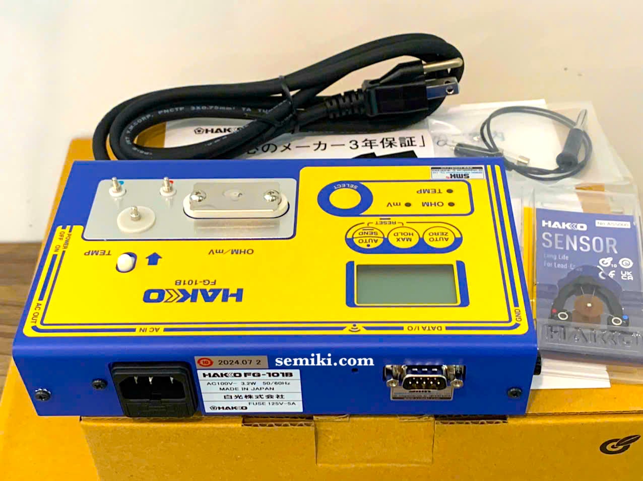 Ảnh minh họa Hakko FG-101B (FG101B-81) Máy đo nhiệt độ trạm hàn (0 ~ 700℃) 3