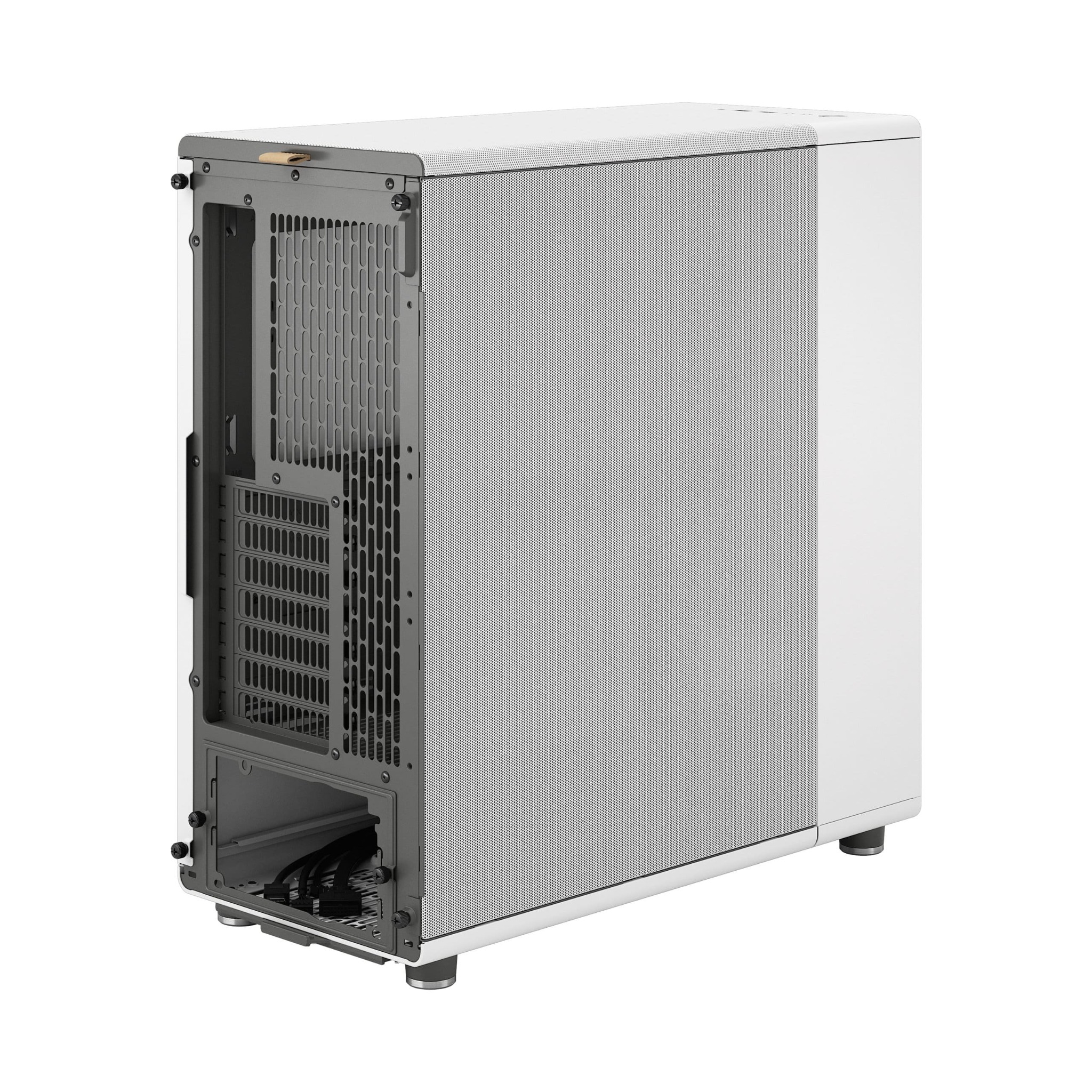 Ảnh minh họa Fractal Design North Chalk White – Mesh Side Panels ATX Mid Tower Gaming Case – Wood Oak Front 1