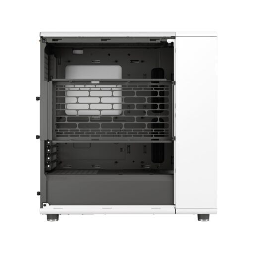 Ảnh minh họa Fractal Design North Chalk White – Mesh Side Panels ATX Mid Tower Gaming Case – Wood Oak Front 2