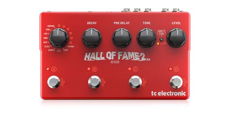 HALL OF FAME 2 X4 REVERB Guitar and Bass Tc Electronic