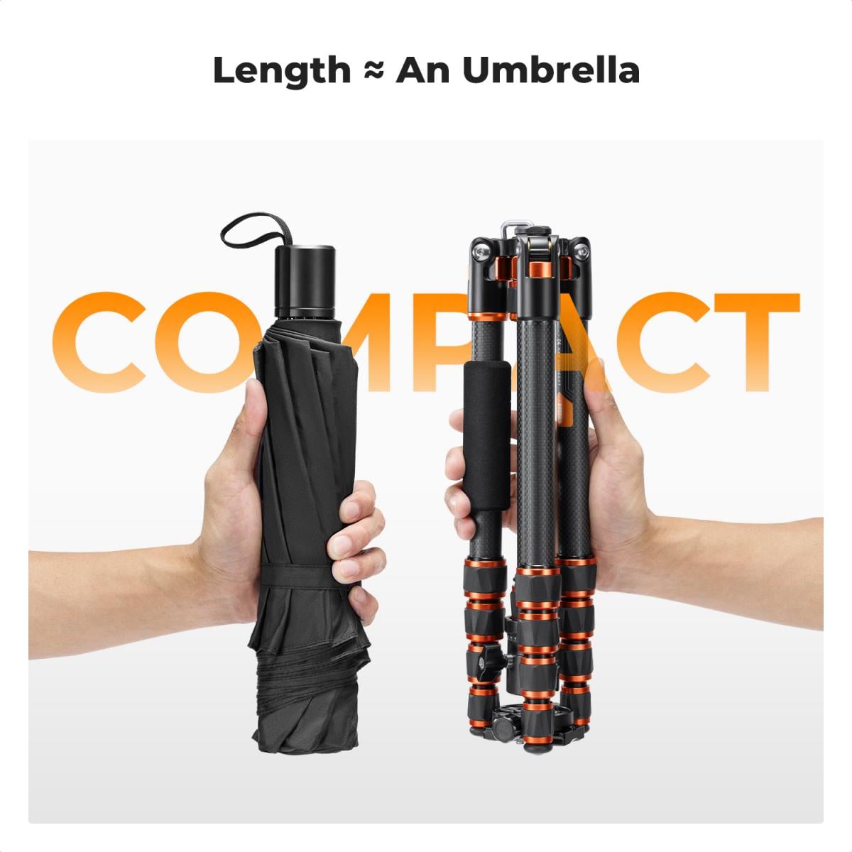 Ảnh minh họa Chân máy Carbon Fiber K&F Concept A225C0+BH-25L - KF09.077V3 | Chính hãng 1