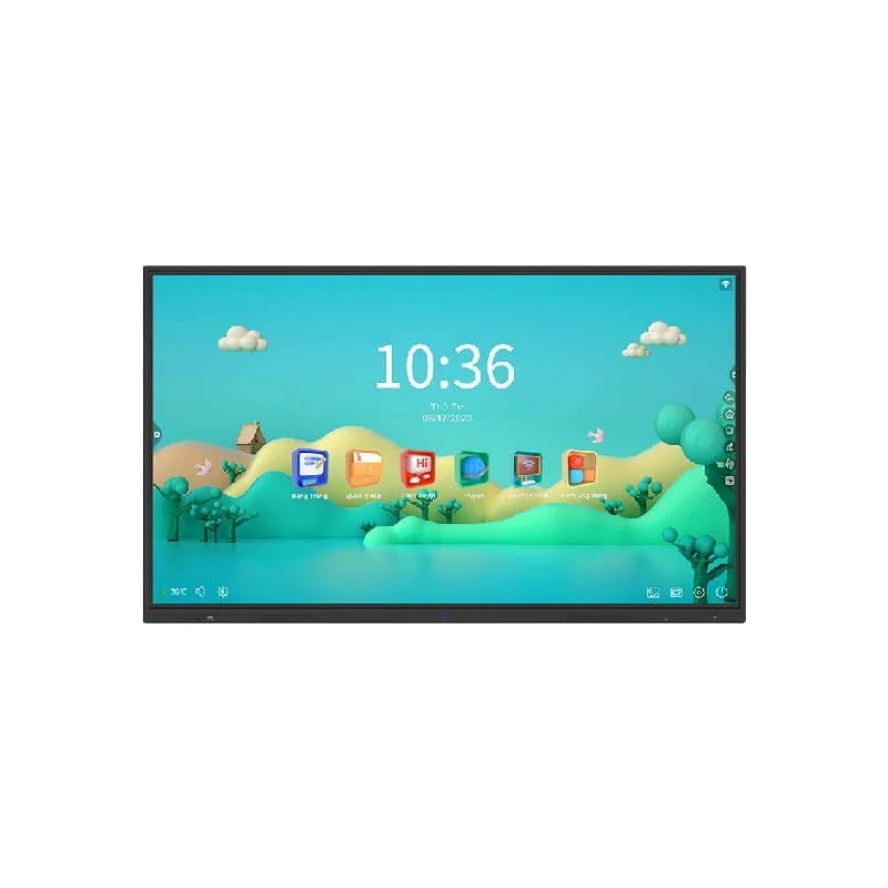 Màn hình tương tác Tomko TK-TT75, 75 inch, 4K Ultra HD (3840×2160), 30.000 giờ, Android 14, Bluetooth 5.4, WiFi, HDMI, USB, Optical