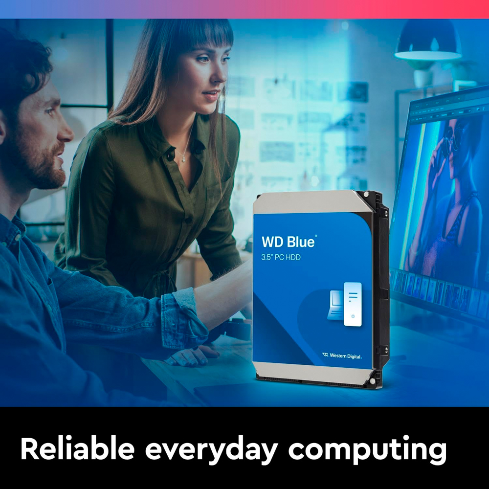 Ảnh minh họa HDD WD Blue 4TB 3.5 inch SATA III 128MB Cache 5400RPM WD40EZZX 1