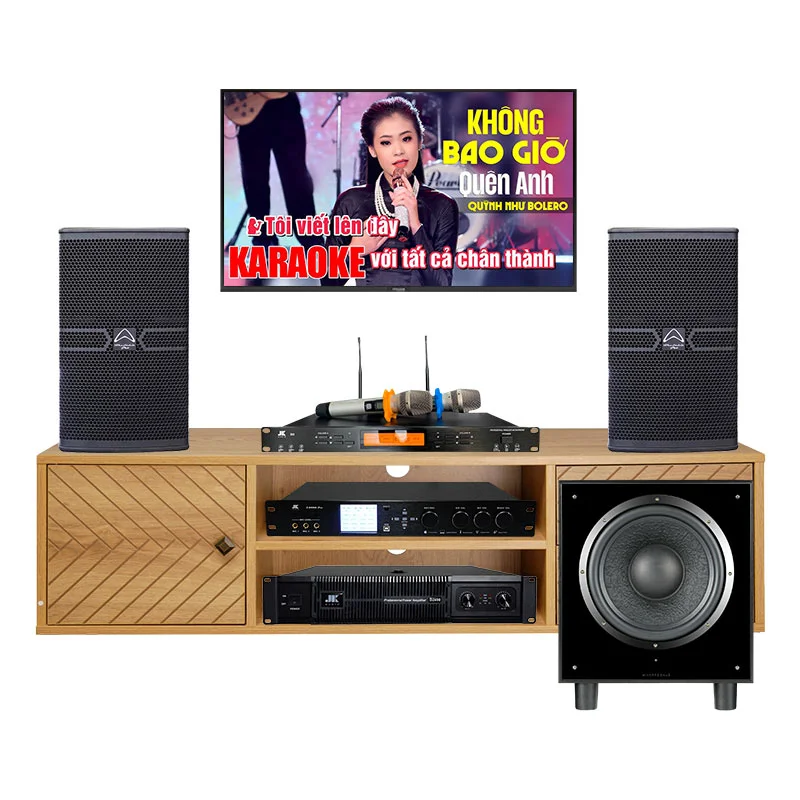 Dàn karaoke Wharfedale HDR127 (Wharfedale Anglo E12,JKAudio D2600, X9000 Pro, B9, Wharfedale SW12)